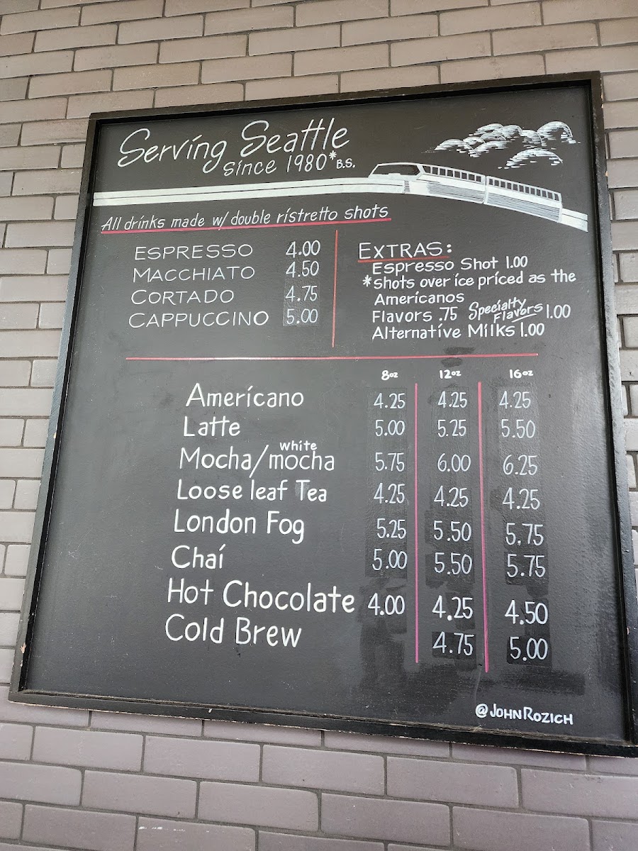 Monorail Espresso Menu - Image 2